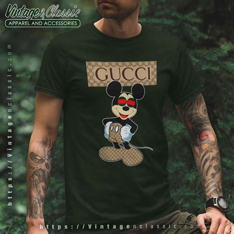 mickey mouse gucci shirt